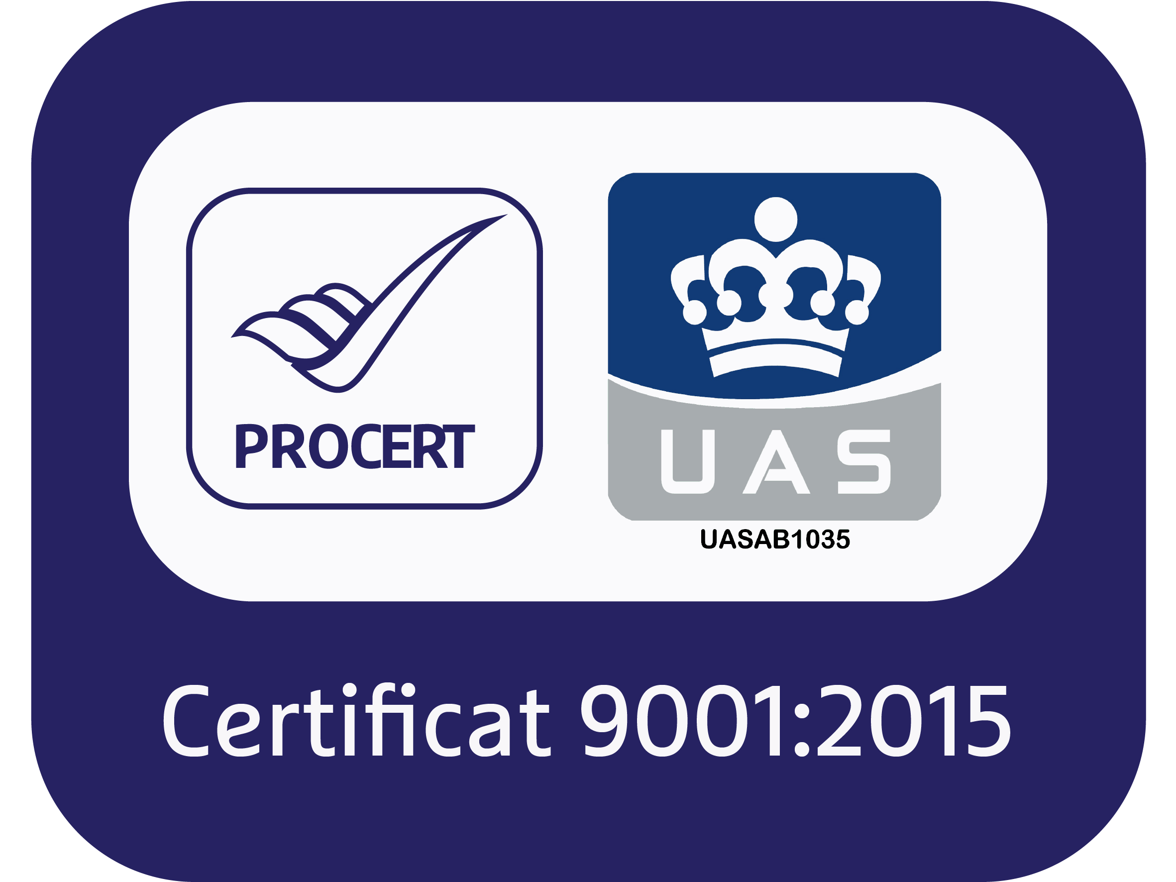 Certificat PROCERT ISO 9001:2015